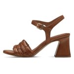 Tamaris Σφηνοειδή σανδάλια σε καφέ χρώμα 1-28005-42 440 - Image 3