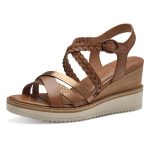 Tamaris Σφηνοειδή σανδάλια σε καφέ χρώμα 1-28220-42 305 - Image 3