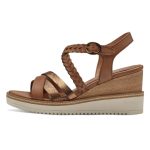 Tamaris Σφηνοειδή σανδάλια σε καφέ χρώμα 1-28220-42 305 - Image 4