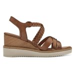 Tamaris Σφηνοειδή σανδάλια σε καφέ χρώμα 1-28220-42 305