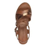 Tamaris Σφηνοειδή σανδάλια σε καφέ χρώμα 1-28220-42 305 - Image 5
