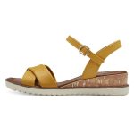 Tamaris Σφηνοειδή σανδάλια σε κίτρινο χρώμα 1-28106-42-602 - Image 4