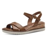 Tamaris Σφηνοειδή σανδάλια σε κονιάκ χρώμα 1-28106-42-305 - Image 4