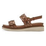 Tamaris Σφηνοειδή σανδάλια σε κονιάκ χρώμα 1-28212-42 305 - Image 3