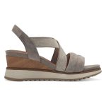 Tamaris σφηνοειδή σανδάλια σε λαδί χρώμα 1-28338-42 367