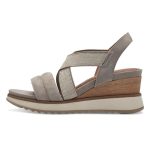 Tamaris σφηνοειδή σανδάλια σε λαδί χρώμα 1-28338-42 367 - Image 3