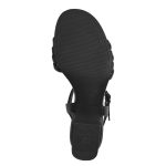 Tamaris Σφηνοειδή σανδάλια σε μαύρο χρώμα 1-28005-42 001 - Image 4