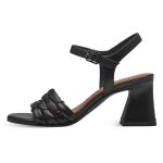 Tamaris Σφηνοειδή σανδάλια σε μαύρο χρώμα 1-28005-42 001 - Image 6