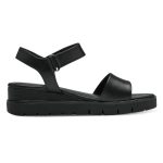 Tamaris Σφηνοειδή σανδάλια σε μαύρο χρώμα 1-28203-42-001