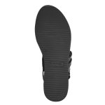 Tamaris Σφηνοειδή σανδάλια σε μαύρο χρώμα 1-28212-42 001 - Image 5