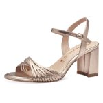 Tamaris σφηνοειδή σανδάλια σε ροζ χρυσό χρώμα 1-28324-42 943 - Image 3