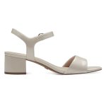 Tamaris σφηνοειδή σανδάλια σε σαμπανιζέ χρώμα 1-28249-42-179