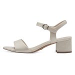 Tamaris σφηνοειδή σανδάλια σε σαμπανιζέ χρώμα 1-28249-42-179 - Image 4