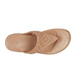 Crocs Monterey Shimmer Σαγιονάρες σε Καφέ Χρώμα - Image 3