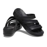 Crocs Monterey Wedge Slides σε Μαύρο Χρώμα - Image 6