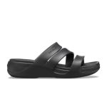 Crocs Monterey Wedge Slides σε Μαύρο Χρώμα