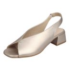 Ragazza Δερμάτινα Γυναικεία Πέδιλα σε χρώμα άμμου - Image 4