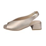 Ragazza Δερμάτινα Γυναικεία Πέδιλα σε χρώμα άμμου