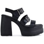 Δερμάτινo μαύρο πέδιλο Harris 334-4330