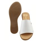 Ragazza Δερμάτινα Γυναικεία Σανδάλια σε Λευκό Χρώμα 0470 - Image 5