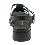 Ragazza Δερμάτινα Γυναικεία Σανδάλια σε Μαύρο Χρώμα 0544 - Image 4