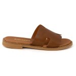 Ragazza Δερμάτινα Γυναικεία Σανδάλια σε Ταμπά Χρώμα 01041