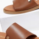 Ragazza Δερμάτινα Γυναικεία Σανδάλια σε Ταμπά Χρώμα 0470 - Image 5