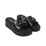 Ragazza Καλοκαιρινές Γυναικείες Πλατφόρμες Μαύρες 01136 - Image 4