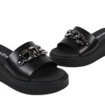 Ragazza Καλοκαιρινές Γυναικείες Πλατφόρμες Μαύρες 01136 - Image 7