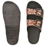 Zaxy Γυναικεία Σανδάλια σε Μαύρο Τιγρέ Χρώμα - Image 5