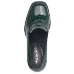 Γυναικείες γόβες Trotteur σε πράσινο χρώμα 1-24438-41 736 - Image 3