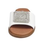 Ragazza Δερμάτινα Γυναικεία Σανδάλια σε Λευκό Χρώμα - Image 3