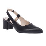 Ragazza Δερμάτινες Γόβες Μαύρες