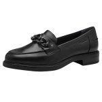 Tamaris Δερμάτινα Γυναικεία Loafers σε Μαύρο Χρώμα  1-24219-43-001 - Image 7