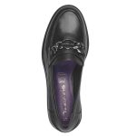 Tamaris Δερμάτινα Γυναικεία Loafers σε Μαύρο Χρώμα  1-24219-43-001 - Image 8