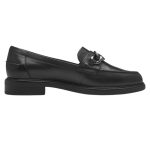 Tamaris Δερμάτινα Γυναικεία Loafers σε Μαύρο Χρώμα  1-24219-43-001