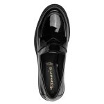 Tamaris Δερμάτινα Γυναικεία Loafers σε Μαύρο Χρώμα  1-24313-42 018 - Image 6