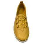 Tatoo Δερμάτινα Γυναικεία Μοκασίνια σε κίτρινο χρώμα - Image 4