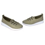 Tatoo Δερμάτινα Γυναικεία Μοκασίνια σε πράσινο χρώμα - Image 4