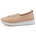 Tatoo Δερμάτινα Γυναικεία Μοκασίνια σε ροζ χρώμα - Image 4