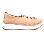 Tatoo Δερμάτινα Γυναικεία Μοκασίνια σε ροζ χρώμα