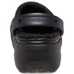 Crocs Classic Platform Lined Σαμπό με Γούνα Μαύρα - Image 8