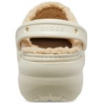 Crocs Classic Platform Lined Σαμπό με Γούνα Μπεζ - Image 6