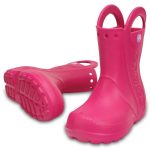 Crocs Παιδικές Γαλότσες Handle Φούξια 12803-6X0 - Image 9