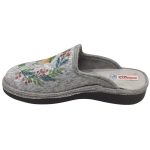 Γυναικείες γκρι παντόφλες πάνινες 1-624-24519-25 adams - Image 5