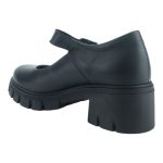 Ragazza Δερμάτινα Γυναικεία Μοκασίνια σε Μαύρο Χρώμα - Image 5