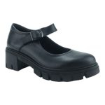 Ragazza Δερμάτινα Γυναικεία Μοκασίνια σε Μαύρο Χρώμα - Image 6