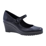 Ragazza Δερμάτινες Γόβες Μαύρες 0509