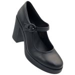 Ragazza Δερμάτινες Γόβες Μαύρες 065 - Image 4