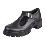 Ragazza Δερμάτινες Γόβες Μαύρες 0759 - Image 4